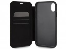 Mercedes-Benz Curve Folio Zwart - iPhone XR Hoesje Leer