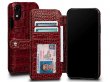 Sena Walletbook Classic Case Croco - iPhone XR hoesje