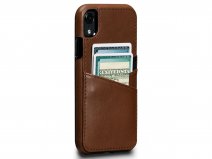Sena Deen Lugano Wallet Saddle - iPhone XR Hoesje Leer