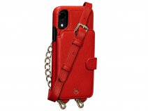 Sena Kyla Crossbody Wallet Rood - iPhone XR Hoesje