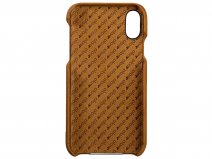 Vaja Grip Leather Case London Pointille - iPhone XR Hoesje Leer