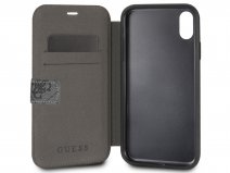 Guess Monogram Bookcase Grijs - iPhone X/Xs hoesje