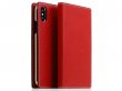 SLG Design D6 Minerva Bookcase Rood - iPhone X/Xs hoesje