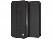 BMW Center Line Folio Zwart Leer - iPhone Xs Max hoesje