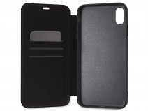 BMW Perforated Folio Bruin Leer - iPhone Xs Max hoesje