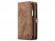 True Wallet Case Ritsvak Bruin - iPhone Xs Max hoesje