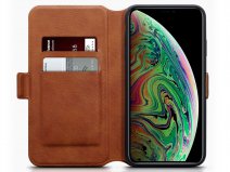 CaseBoutique Wallet Cognac Leer - iPhone Xs Max hoesje