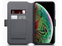 CaseBoutique Wallet Grijs Leer - iPhone Xs Max hoesje