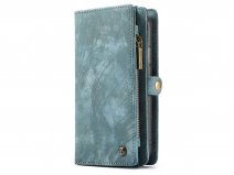 True Wallet Case Ritsvak Blauw - iPhone Xs Max hoesje