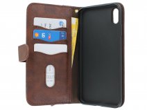 Pocket Wallet Bookcase Bruin - iPhone Xs Max hoesje