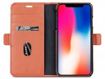 dbramante1928 MODE. Folio Roze - iPhone Xs Max Hoesje Leer
