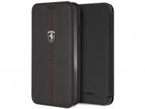 Ferrari Heritage Book Zwart Leer - iPhone Xs Max hoesje