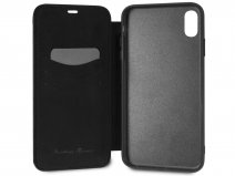 Ferrari Heritage Book Zwart Leer - iPhone Xs Max hoesje