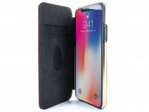 Greenwich Blake Folio Scarlet/Gold - iPhone Xs Max Hoesje Leer