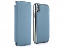 Greenwich Blake Folio Tahiti/Gunmetal - iPhone Xs Max Hoesje Leer