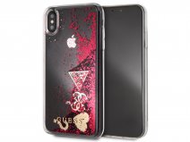 Guess Floating Logo Case Roze - iPhone Xs Max hoesje