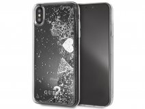 Guess Floating Logo Case Zilver - iPhone Xs Max hoesje