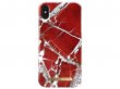 iDeal of Sweden Case Scarlet Red Marble - iPhone Xs Max hoesje
