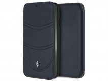 Maserati Gran Lusso Leather Bookcase - iPhone Xs Max Hoesje Leer
