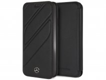 Mercedes-Benz Organic Folio Zwart - iPhone Xs Max Hoesje