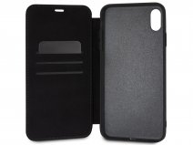 Mercedes-Benz Organic Folio Zwart - iPhone Xs Max Hoesje