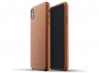 Mujjo Full Leather Case Tan - iPhone Xs Max hoesje