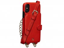 Sena Kyla Crossbody Wallet Rood - iPhone Xs Max Hoesje