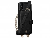 Sena Kyla Crossbody Wallet Zwart - iPhone Xs Max Hoesje