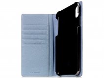 SLG Design D8 Book Powder Leer - iPhone Xs Max hoesje