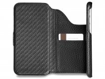 Vaja Folio Wallet Stand Zwart - iPhone Xs Max Hoesje Leer