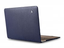 Vaja Suit Leather Case Blauw - Leren MacBook Air 13
