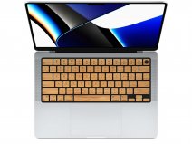 RAUW Echt Houten Toetsenbord Skin Bamboe - MacBook Pro 14