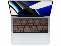 RAUW Echt Houten Toetsenbord Skin Walnoot - MacBook Pro 14