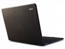 Vaja Suit Leather Case Zwart - Leren MacBook Air M2 Case
