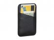 Sena Leather MagSafe Wallet Back - Zwart