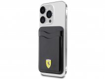 Ferrari MagSafe Wallet Zwart - Magnetische Pashouder