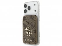Guess Mirror MagSafe Wallet Stand Bruin - Pashouder met Spiegel en Standfunctie