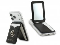 Guess Mirror MagSafe Wallet Stand Grijs - Pashouder met Spiegel en Standfunctie