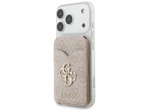 Guess Mirror MagSafe Wallet Stand Roze - Pashouder met Spiegel en Standfunctie