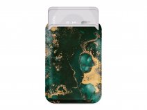 MIO Green Marble MagSafe compatible Card Holder - Pashouder Wallet