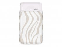 MIO Sandy Zebra MagSafe compatible Card Holder - Pashouder Wallet