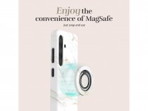 MIO White Marble MagSafe compatible Ring Holder - Selfie Ring Stand