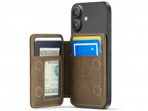 Solidenz Vintage MagSafe Wallet Bruin - Pashouder met Stand