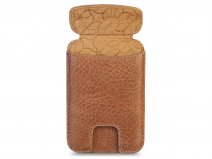 Vaja V-Mag Mini Wallet Camel - Magnetische Pashouder tot 7 Pasjes