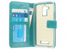 Wallet Case Turquoise - Asus Zenfone 3 Max (5.2) hoesje