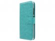 Wallet Bookcase Turquoise - Asus Zenfone Go hoesje
