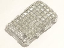 Blackberry Curve 8520 Silver Armour Case Hoes