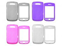 Lined TPU Case Hoes voor Blackberry Torch 9800
