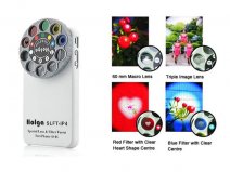 Lens Case met 10 Filters voor iPhone 4/4S