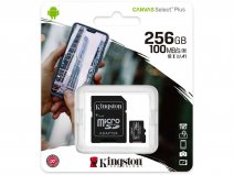 Kingston 256GB Micro-SD Geheugenkaart - Class 10 UHS-I